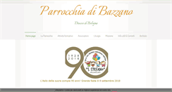 Desktop Screenshot of parrocchiadibazzano.it